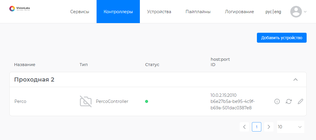 Группа контроллеров
