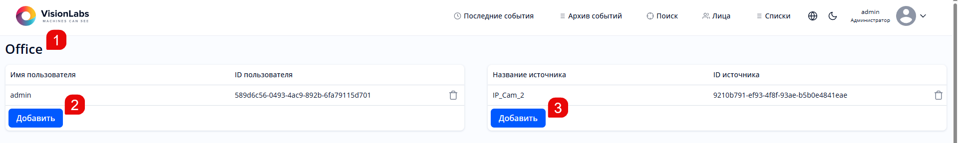 Форма отделения