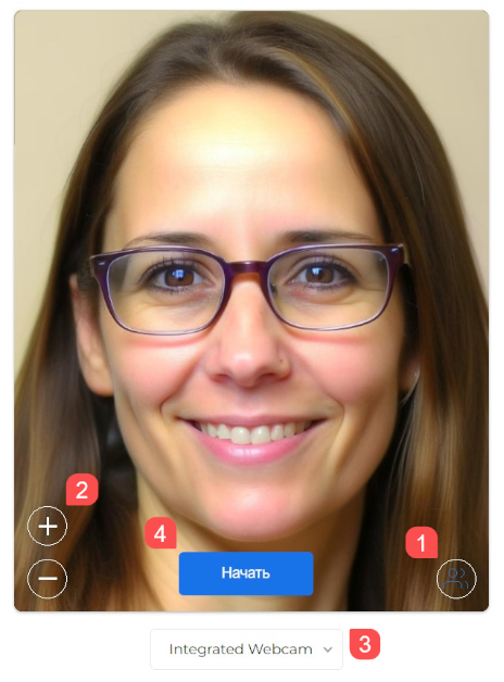 LUNA PASS UI до начала проверки пользователя