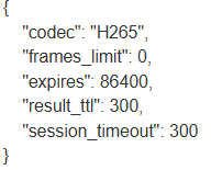 Параметры LUNAPASS_VIDEO