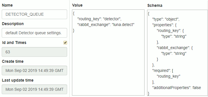 Интерфейс сервиса Configurator